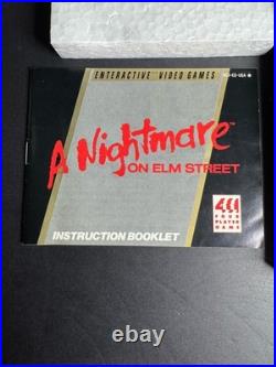 A Nightmare on Elm Street Complete CIB In Box Rev-A Nintendo NES