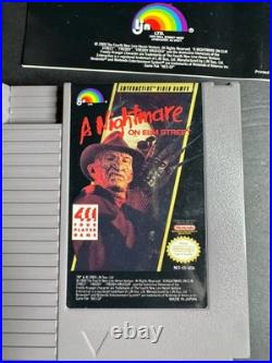 A Nightmare on Elm Street Complete CIB In Box Rev-A Nintendo NES