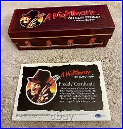 A Nightmare on Elm Street Deluxe Collector's Card Set 1991 withXL T-Shirt RARE A Nightmare on Elm Street Deluxe Collector's Card Set 1991 withXL T-Shirt RARE