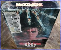 A Nightmare on Elm Street Factory SEALED Horror (VHS 1990) MEDIA Video Treasures