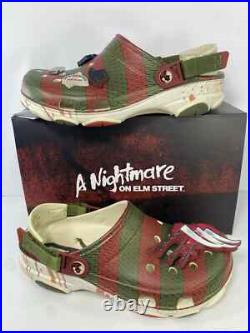 A Nightmare on Elm Street Freddy Krueger Crocs All Terrain Clog Size 13 New