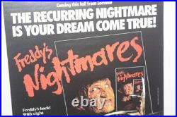 A Nightmare on Elm Street Freddy's Nightmares VHS Lorimar 1988 Promo Poster