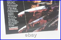 A Nightmare on Elm Street Freddy's Nightmares VHS Lorimar 1988 Promo Poster