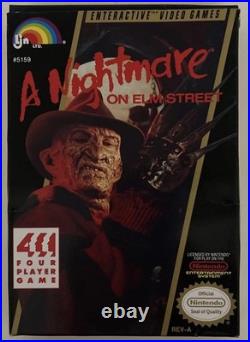 A Nightmare on Elm Street (NES, 1990) LJN Authentic CIB Tested & Working A Nightmare on Elm Street (NES, 1990) LJN Authentic CIB Tested & Working