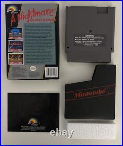 A Nightmare on Elm Street (NES, 1990) LJN Authentic CIB Tested & Working A Nightmare on Elm Street (NES, 1990) LJN Authentic CIB Tested & Working