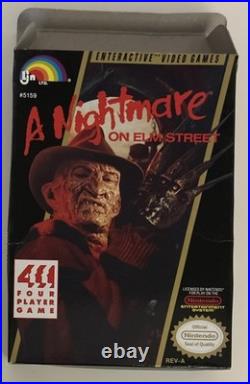 A Nightmare on Elm Street (NES, 1990) LJN Authentic CIB Tested & Working A Nightmare on Elm Street (NES, 1990) LJN Authentic CIB Tested & Working