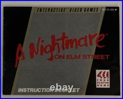 A Nightmare on Elm Street (NES, 1990) LJN Authentic CIB Tested & Working A Nightmare on Elm Street (NES, 1990) LJN Authentic CIB Tested & Working