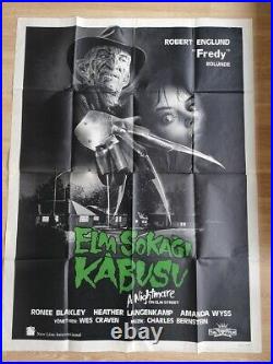 A Nightmare on Elm Street Original Movie Poster 1984 Ultra Rare! Big Size