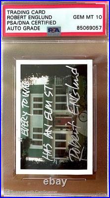 A Nightmare on Elm Street Robert Englund Autographed Trading Card PSA 10