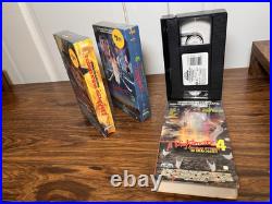 A Nightmare on Elm Street SEALED 2, 3 & 4 GREAT CONDITION Dream Warriors VHS Lot