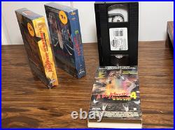 A Nightmare on Elm Street SEALED 2, 3 & 4 GREAT CONDITION Dream Warriors VHS Lot