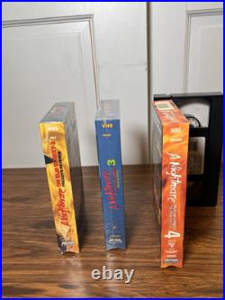 A Nightmare on Elm Street SEALED 2, 3 & 4 GREAT CONDITION Dream Warriors VHS Lot