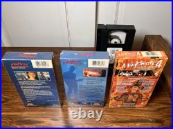 A Nightmare on Elm Street SEALED 2, 3 & 4 GREAT CONDITION Dream Warriors VHS Lot