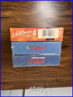 A Nightmare on Elm Street SEALED 2, 3 & 4 GREAT CONDITION Dream Warriors VHS Lot