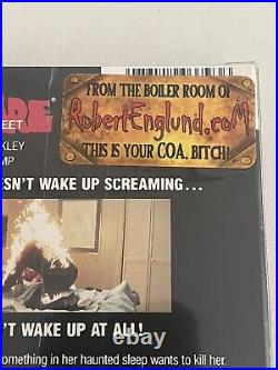 A Nightmare on Elm Street Sealed VHS 1990 Print Autographed by Robert Englund