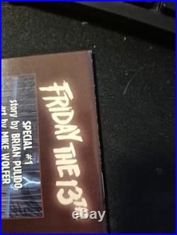 A Nightmare on Elm Street Special, Blue Foil, Signed by Robert England A Nightmare on Elm Street Special, Blue Foil, Signed by Robert England