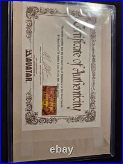 A Nightmare on Elm Street Special, Blue Foil, Signed by Robert England A Nightmare on Elm Street Special, Blue Foil, Signed by Robert England