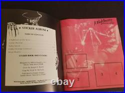 A Nightmare on Elm Street Sticker Box / Album / promo flyer combo 48 packs