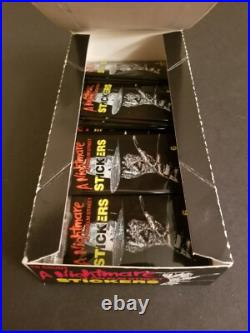 A Nightmare on Elm Street Sticker Box / Album / promo flyer combo 48 packs