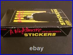 A Nightmare on Elm Street Sticker Box / Album / promo flyer combo 48 packs