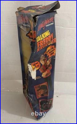 A Nightmare on Elm Street Talking Freddy Krueger Doll 1989 Matchbox