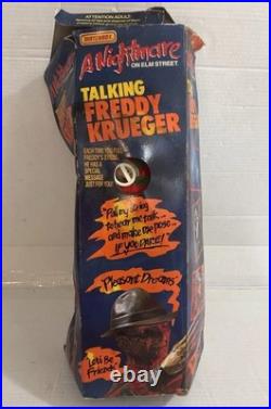 A Nightmare on Elm Street Talking Freddy Krueger Doll 1989 Matchbox