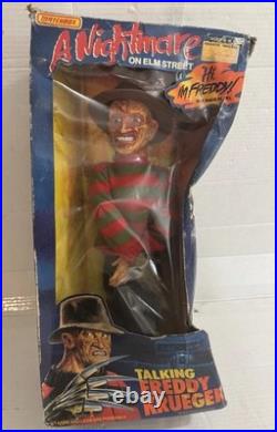 A Nightmare on Elm Street Talking Freddy Krueger Doll 1989 Matchbox