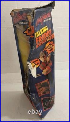 A Nightmare on Elm Street Talking Freddy Krueger Doll 1989 Matchbox