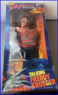 A Nightmare on Elm Street Talking Freddy Krueger Doll (1989) Matchbox Vintage