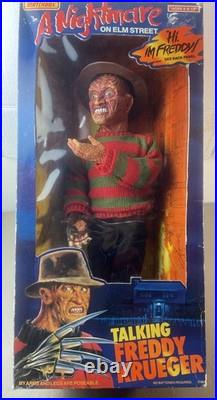 A Nightmare on Elm Street Talking Freddy Krueger Doll (1989) Matchbox Vintage A Nightmare on Elm Street Talking Freddy Krueger Doll (1989) Matchbox Vintage
