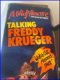 A Nightmare on Elm Street Talking Freddy Krueger Doll (1989) Matchbox Vintage