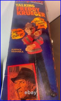 A Nightmare on Elm Street Talking Freddy Krueger Doll (1989) Matchbox Vintage