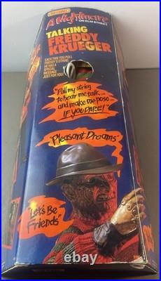 A Nightmare on Elm Street Talking Freddy Krueger Doll (1989) Matchbox Vintage