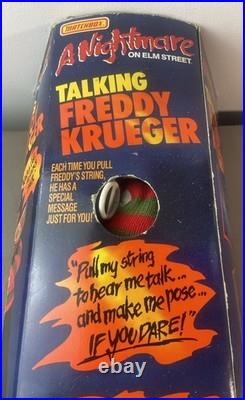 A Nightmare on Elm Street Talking Freddy Krueger Doll (1989) Matchbox Vintage