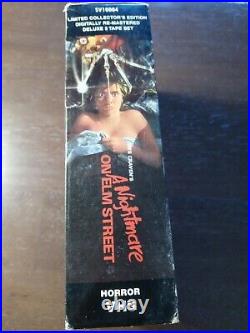 A Nightmare on Elm Street VHS, 2-Tape Set, Widescreen Collectors Edition