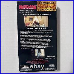 A Nightmare on Elm Street VHS MEDIA Video Treasures Signed By Robert Englund