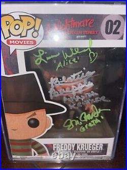 A nightmare On Elm Street Signed Funko