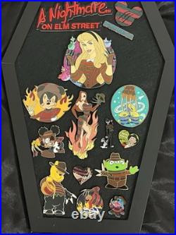 A nightmare on elm street meets Disney 14 Pc Fantasy Freddy Krueger mash up pin