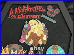 A nightmare on elm street meets Disney 14 Pc Fantasy Freddy Krueger mash up pin
