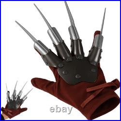 Adult Halloween Nightmare on Elm Street Freddy Krueger Claw Glove Horror Party Adult Halloween Nightmare on Elm Street Freddy Krueger Claw Glove Horror Party