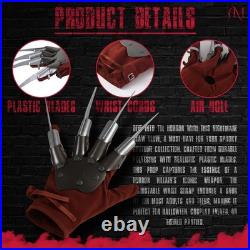 Adult Halloween Nightmare on Elm Street Freddy Krueger Claw Glove Horror Party Adult Halloween Nightmare on Elm Street Freddy Krueger Claw Glove Horror Party