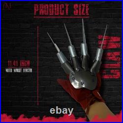 Adult Halloween Nightmare on Elm Street Freddy Krueger Claw Glove Horror Party Adult Halloween Nightmare on Elm Street Freddy Krueger Claw Glove Horror Party