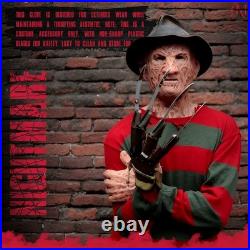 Adult Halloween Nightmare on Elm Street Freddy Krueger Claw Glove Horror Party Adult Halloween Nightmare on Elm Street Freddy Krueger Claw Glove Horror Party