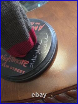 Autographed Nightmare on Elm Street Glove + Boiler Room Piece Prop Replica