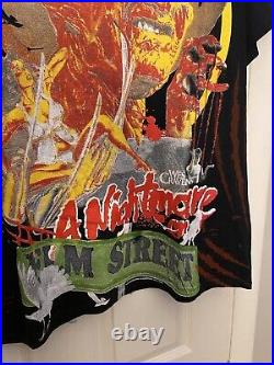 Backstock Co Freddy Krueger Nightmare On Elm Street AOP T-Shirt XL