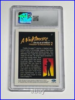 CGC 10 GEM MINT 1991 Impel Nightmare On Elm Street #27 Freddy Krueger Sports A
