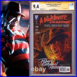CGC 9.4 SS A Nightmare on Elm Street #1 signed Robert Englund Freddy Krueger