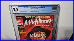 Cgc 8.5 Freddy Krueger's A Nightmare On Elm Street #1 1989 White Pages