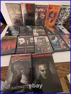 Complete Collection Halloween Friday The 13th Nightmare On Elm Street DVDs