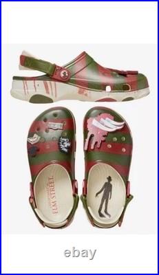 Crocs Nightmare on Elm Street'Freddy Kreuger' Men Sizes 11 210240-90H